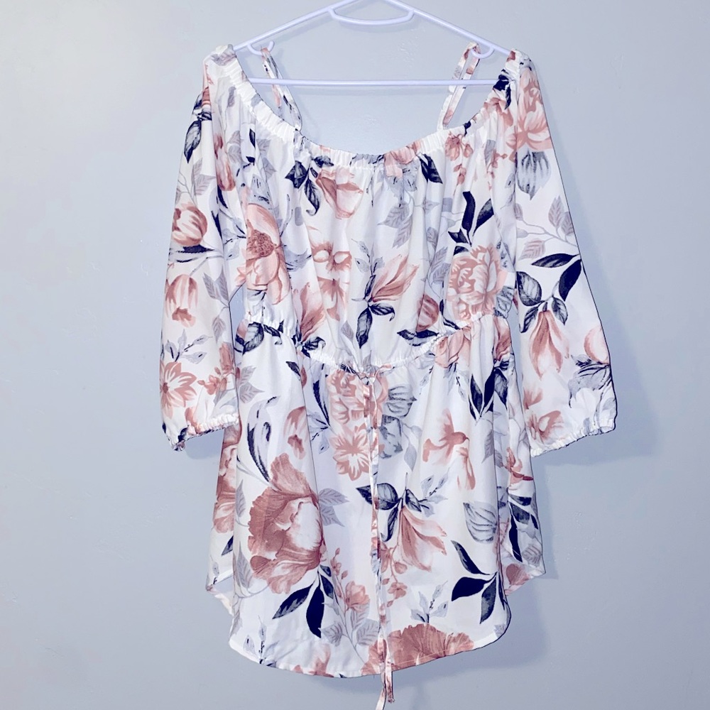 Cold shoulder Maternity top